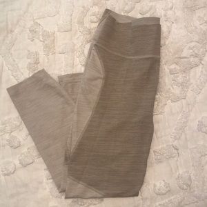 OV crop tech sweat leggings 2 tone